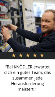 Mitarbeiter Feedback KNOEDLER electronic solutions